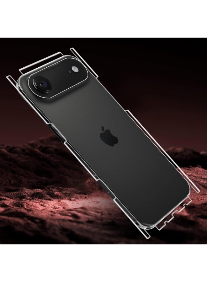 موز 2 Pack Full Cover Back Screen Protector for iPhone 17 Pro Max/17 Pro/17 Air/17, Soft Hydrogel Film, HD Clear Protective Film Back &Side (iPhone 17) - Image 3